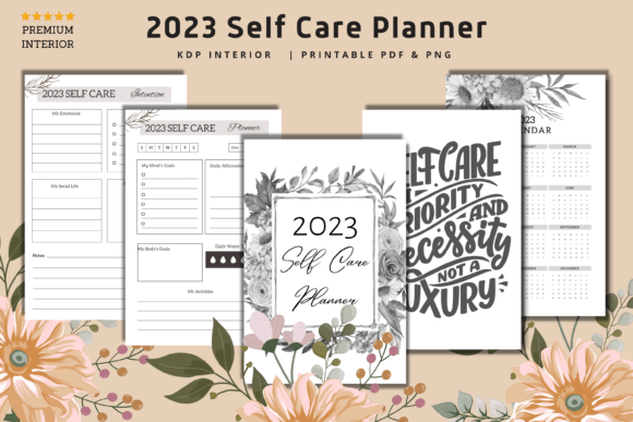 Self Care Planner 2023 / KDP Interior