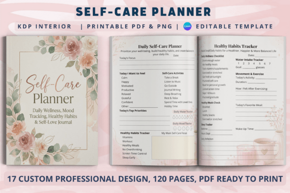 Self-Care Planner | KDP Interior