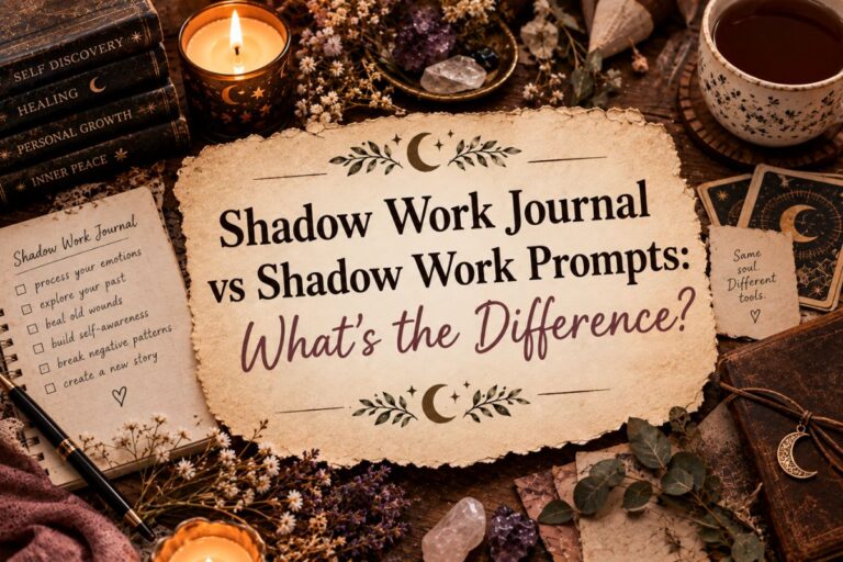 Shadow Work Journal vs Shadow Work Prompts