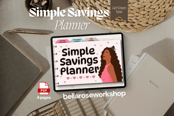 Simple Savings Planner Digital Planner