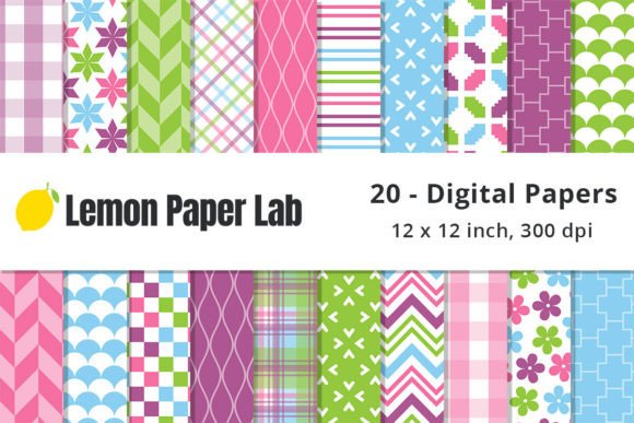 Spring Digital Scrapbook Paper