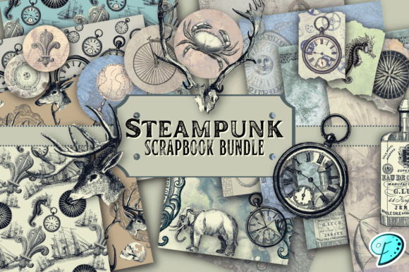 Steampunk Scrapbook Bundle