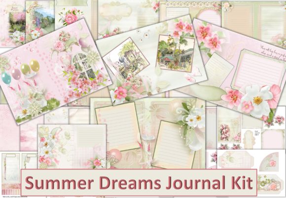 Summer Dreams Journal Kit with Ephemera