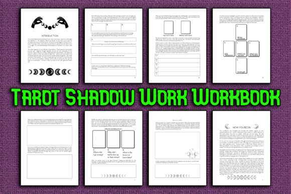Tarot Shadow Work Workbook Journal KDP
