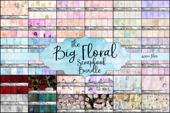 The Big Floral Scrapbook Bundle