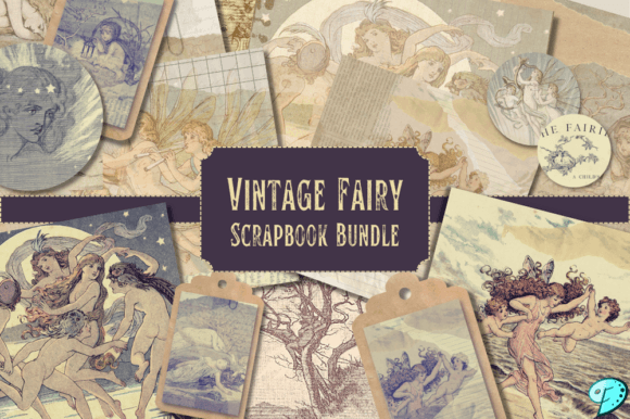 Vintage Fairy Scrapbook Bundle