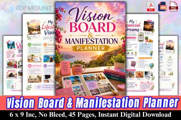 Vision Board and Manifestation Planner