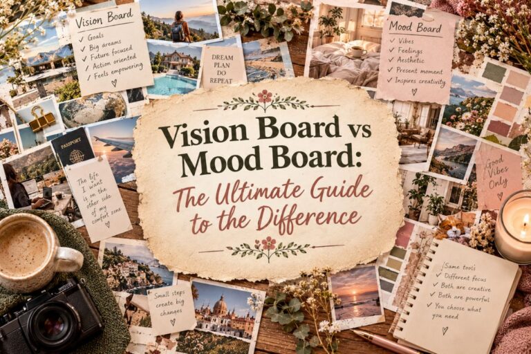 Vision Board vs Mood Board