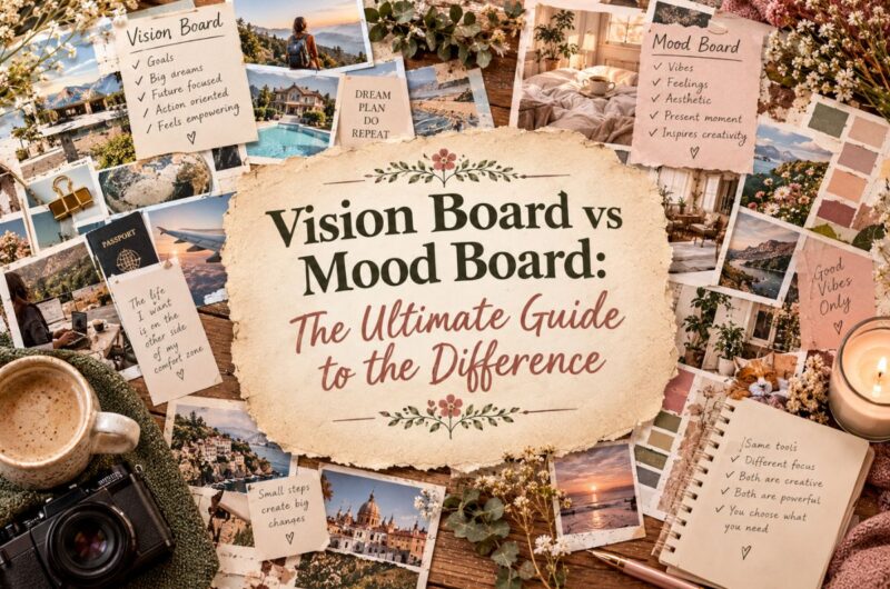 Vision Board vs Mood Board