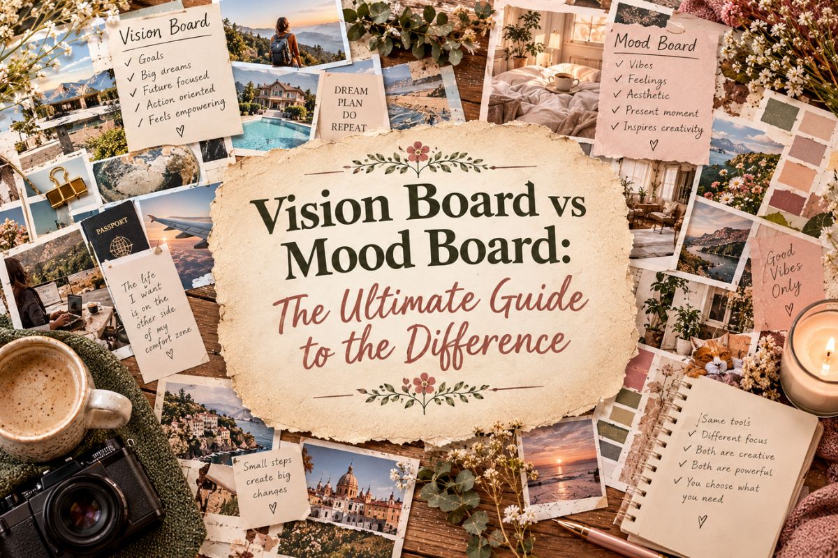 Vision Board vs Mood Board
