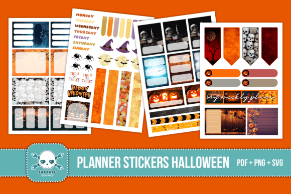 Weekly Planner Halloween Stickers