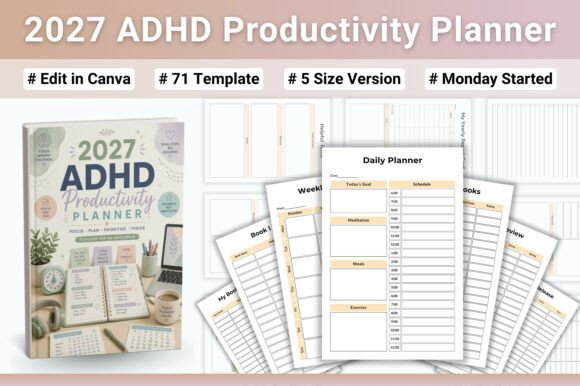 2027 ADHD Productivity Planner