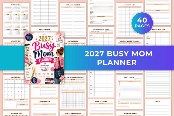 2027 Busy Mom Planner