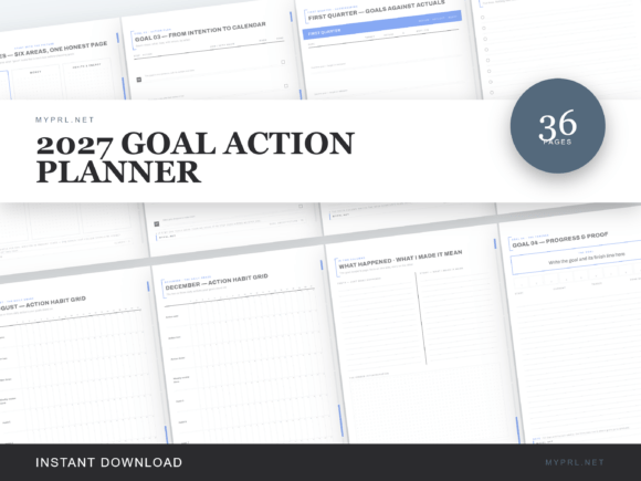 2027 Goal Action Planner