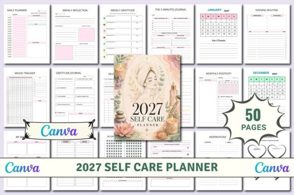 2027 Self Care Planner