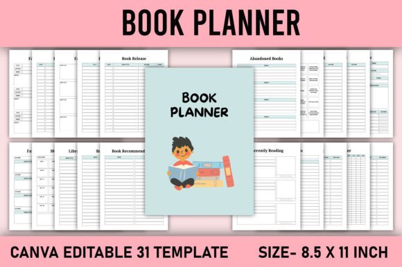 Book Planner Canva Template
