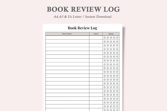 Book Review Log