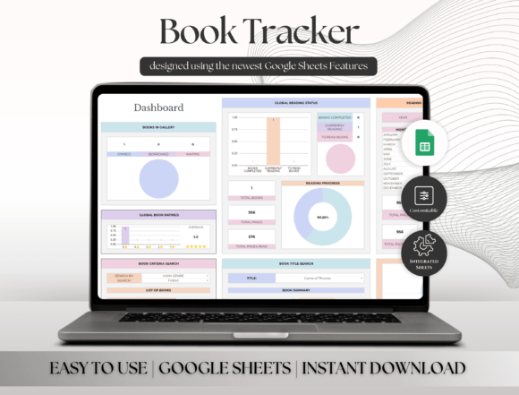 Book Tracker Google Spreadsheet