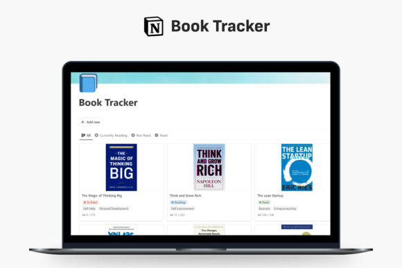 Simple Notion Book Tracker