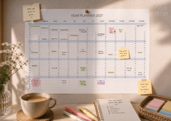 Calendar & Yearly Planner Printable
