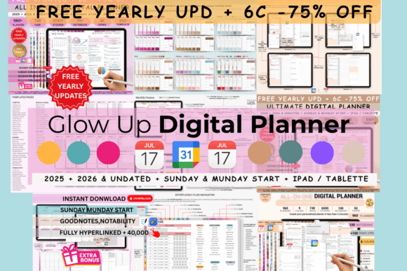 All-in-One Digital Planner, Beige