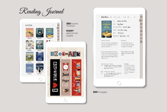 Clickable Digital Reading Journal