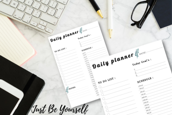 Free Daily Planner Printable Minimalist