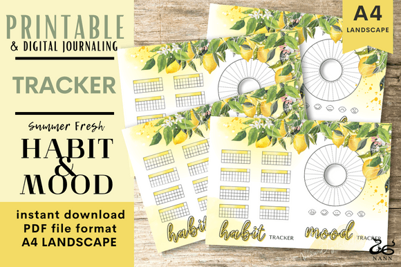 Habit and Mood Tracker Page