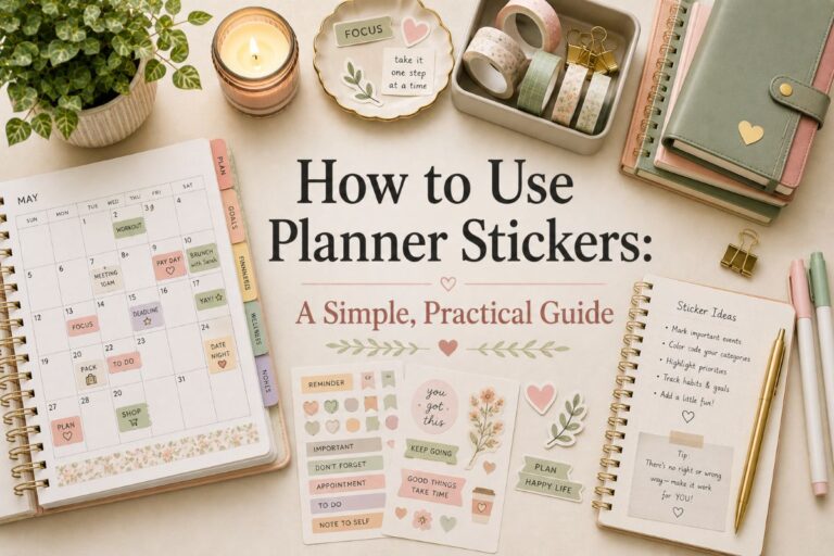 How to Use Planner Stickers