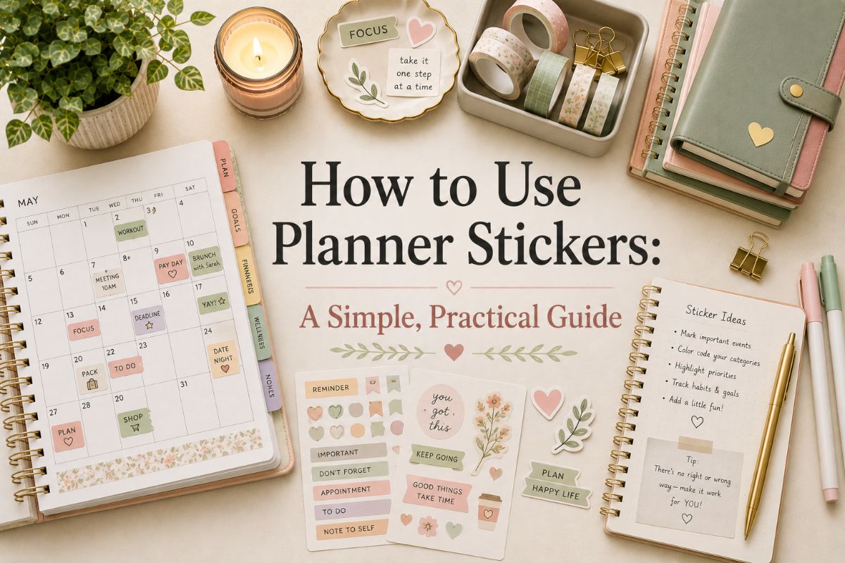 How to Use Planner Stickers