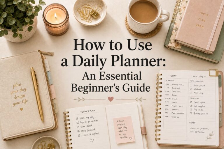 How to Use a Daily Planner