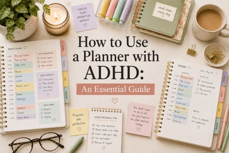 How to Use a Planner with ADHD
