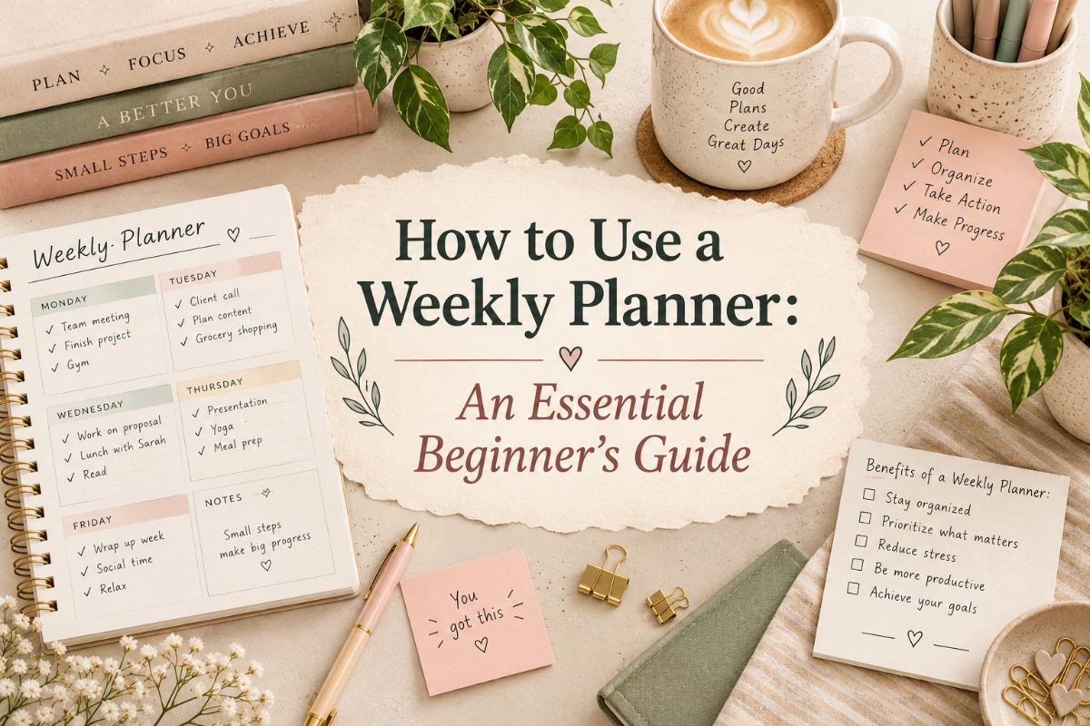 How to Use a Weekly Planner