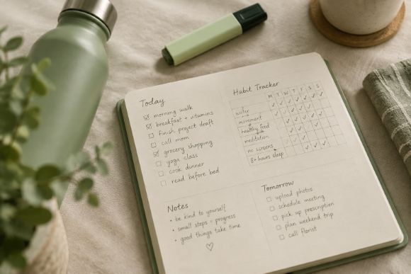 How to use a daily planner habit tracking