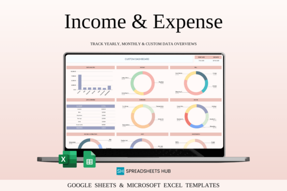 Income and Expense Tracker Spreadsheet