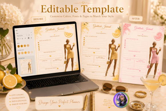 Lemon Drop Planner Template