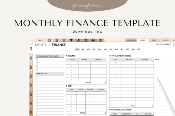 Monthly Finance Tracker