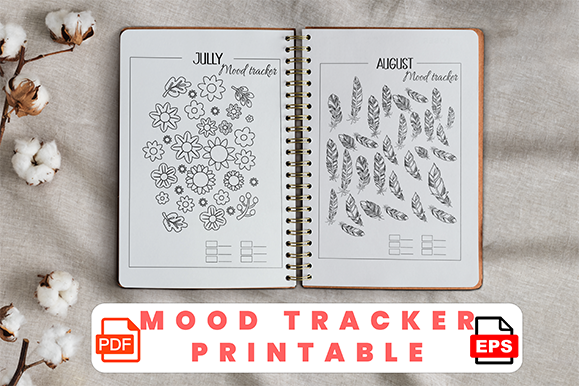 Monthly Mood Tracker Set