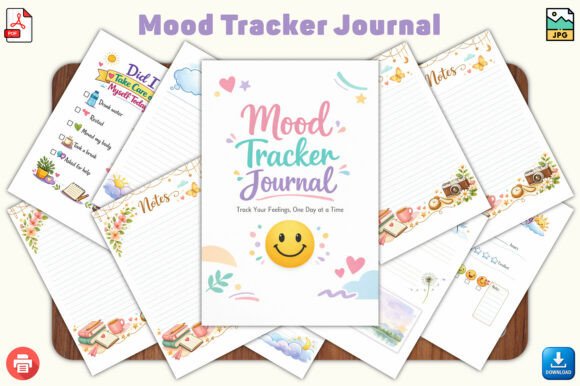 Minimal Mood Tracker Journal