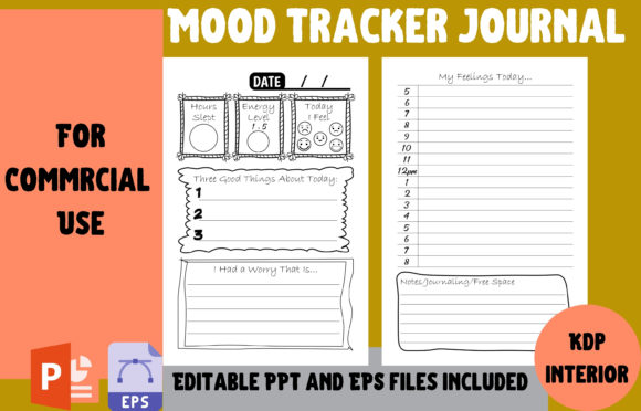 Mood Tracker Journal with Feelings Prompts