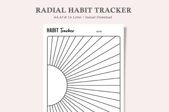 Radial Mood and Habit Tracker