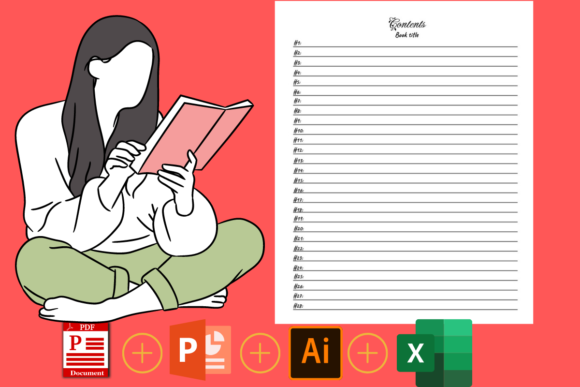 Reading Log Book with 100+ Review Pages
