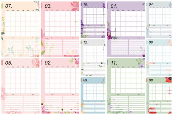 Self Care Monthly Planner Template