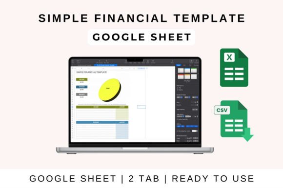 Simple Financial Template for Google Sheets